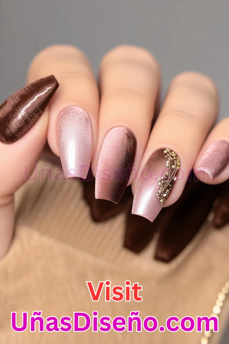 6. Uñas de terciopelo rosa y marrón (4).jpg