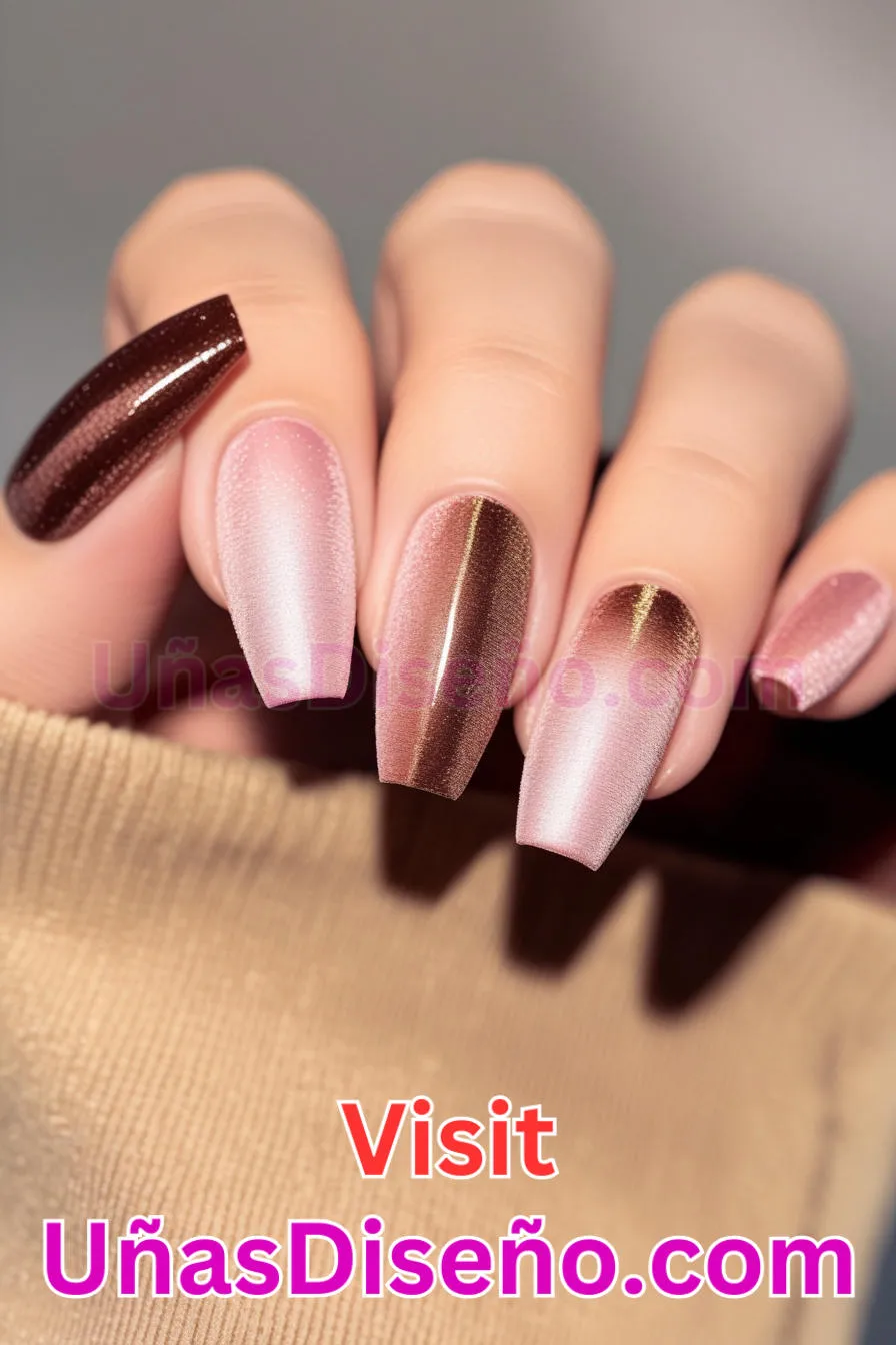 6. Uñas de terciopelo rosa y marrón (7).jpg