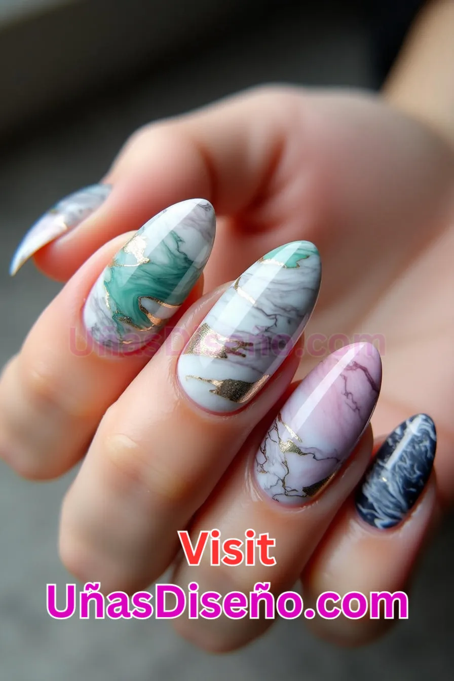 7 Diseños de uñas acrílicas jaspeadas mejores diseños de uñas acrílicas para una manicura elegante y duradera 4.jpeg