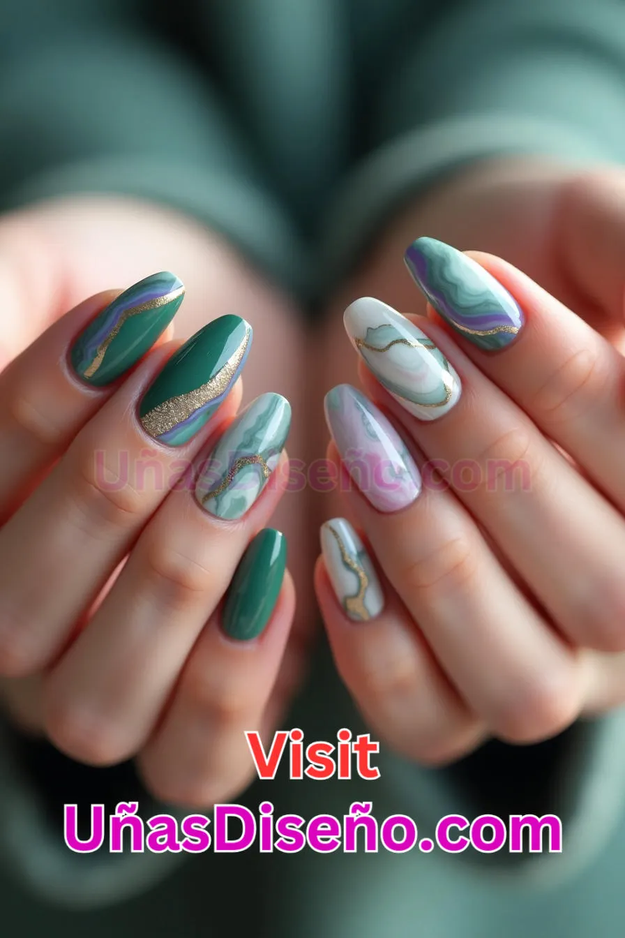 7 Diseños de uñas acrílicas jaspeadas mejores diseños de uñas acrílicas para una manicura elegante y duradera 8.jpeg