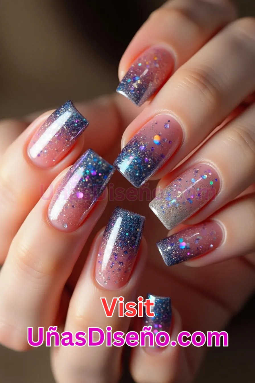 7. Diseño de uñas acrílicas con purpurina Los mejores diseños de uñas de acrílico Ideas modernas y únicas para cada ocasión (12).jpeg