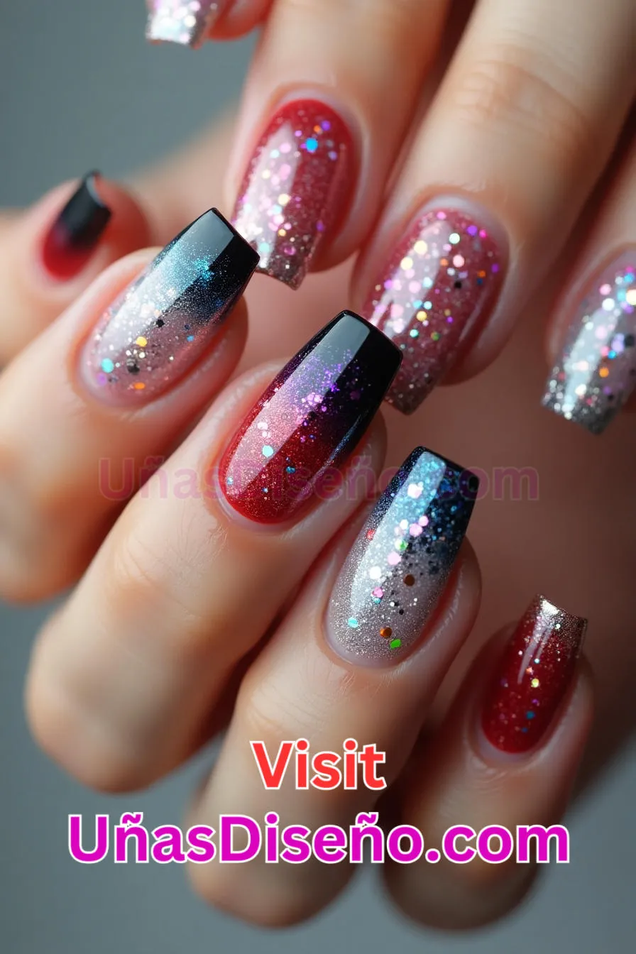 7. Diseño de uñas acrílicas con purpurina Los mejores diseños de uñas de acrílico Ideas modernas y únicas para cada ocasión (7).jpeg