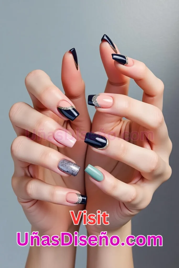 7. Manicura francesa invertida en gel - Dale Glamour a tus Uñas La Guía Definitiva para 25 Esmaltes de Gel con Gelly y Gelish (1).jpeg