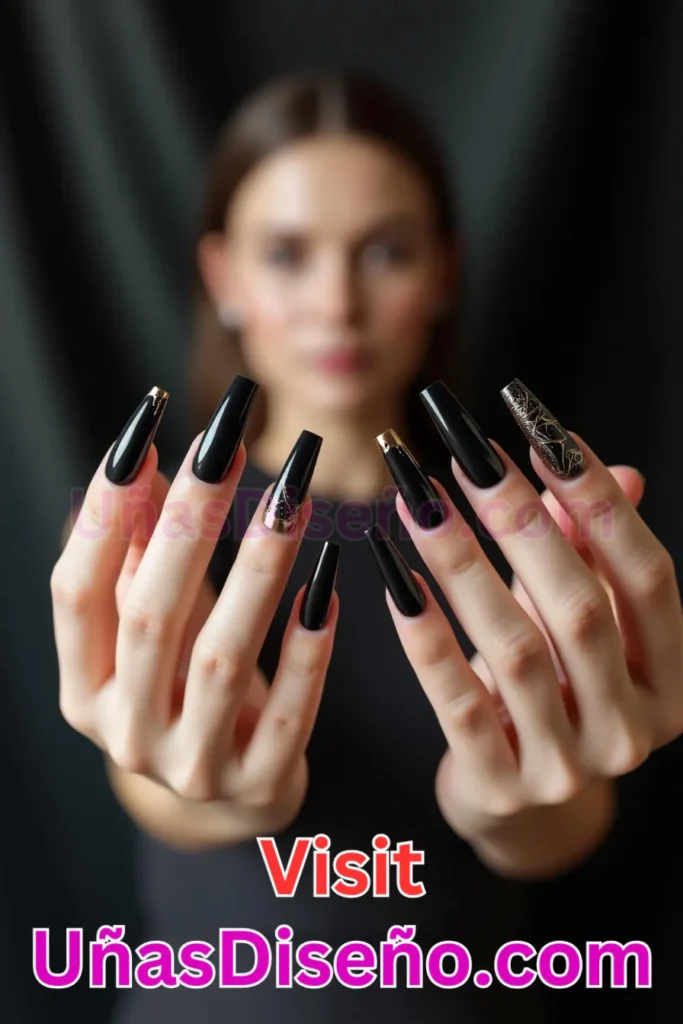 7. Perfección Negro Brillante - 25 propuestas vanguardistas de diseños de uñas semipermanentes para un look único (2).jpeg