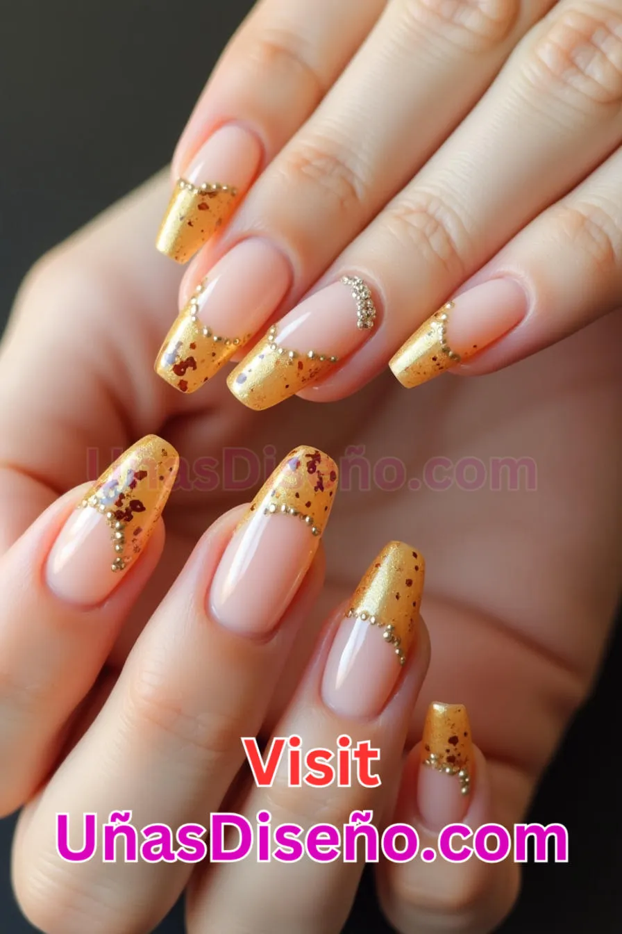 7. Uñas rubias de carey - 12 modernos diseños de uñas transparentes con motivos y detalles únicos 4.jpeg