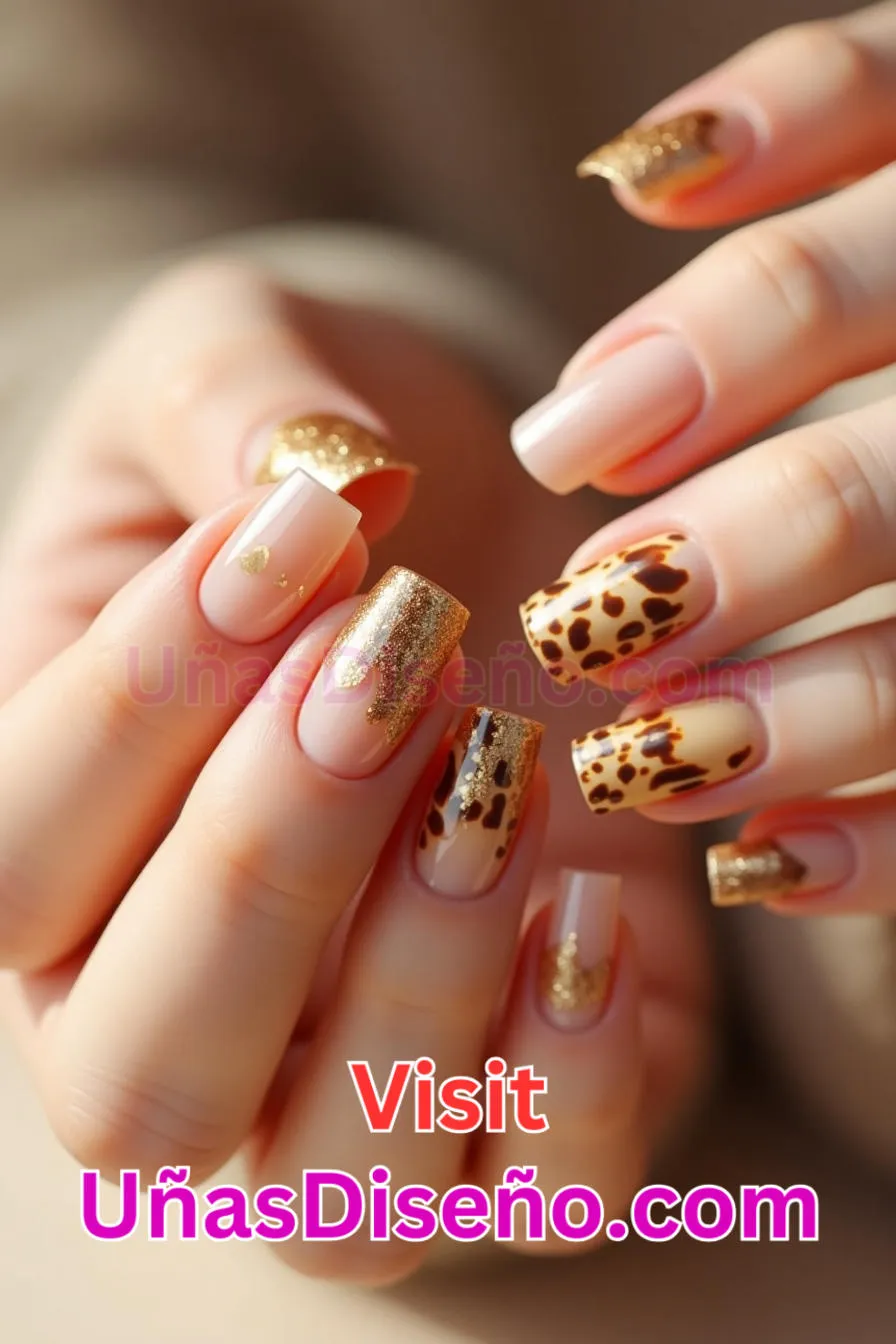 7. Uñas rubias de carey - 12 modernos diseños de uñas transparentes con motivos y detalles únicos 5.jpeg