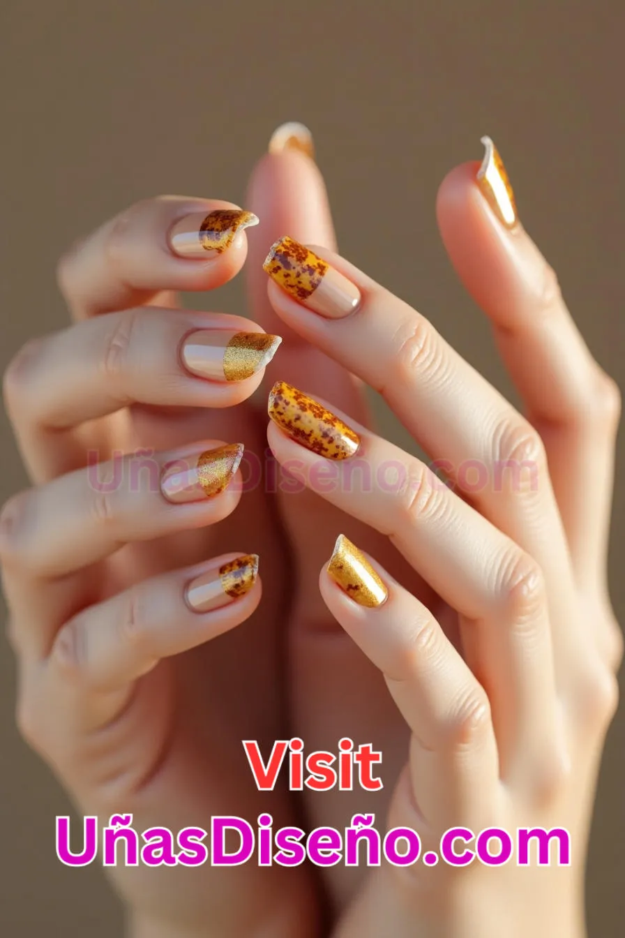 7. Uñas rubias de carey - 12 modernos diseños de uñas transparentes con motivos y detalles únicos 6.jpeg