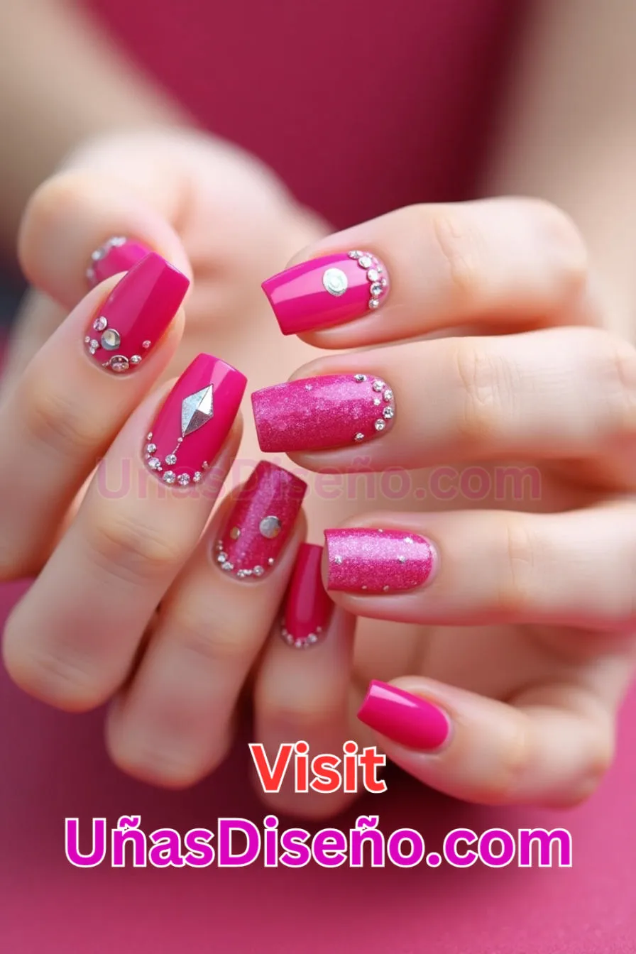 8 Diseños de uñas de acrílico rosa Barbie mejores diseños de uñas acrílicas para una manicura elegante y duradera 4.jpeg