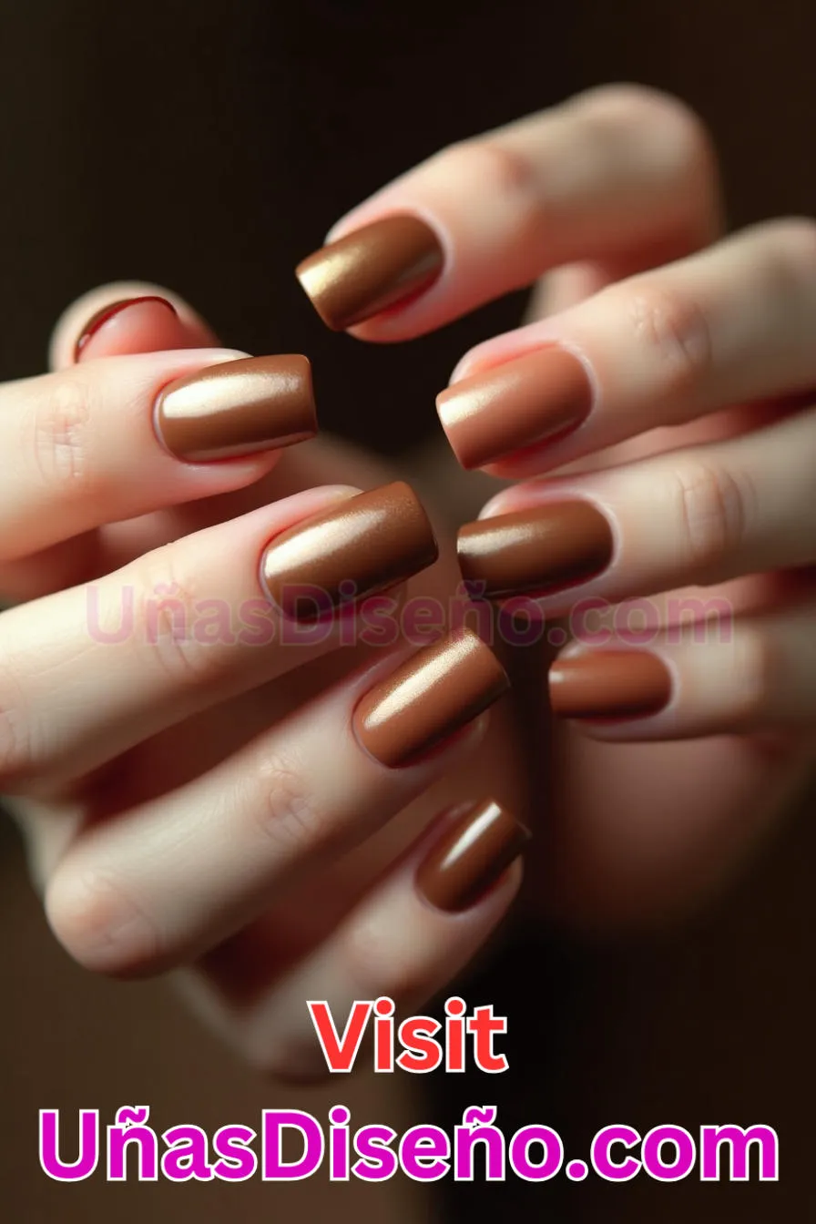 8. Chocolate Ombre - Los 20 mejores diseños de uñas con purpurina para lucir un look deslumbrante (6).jpeg