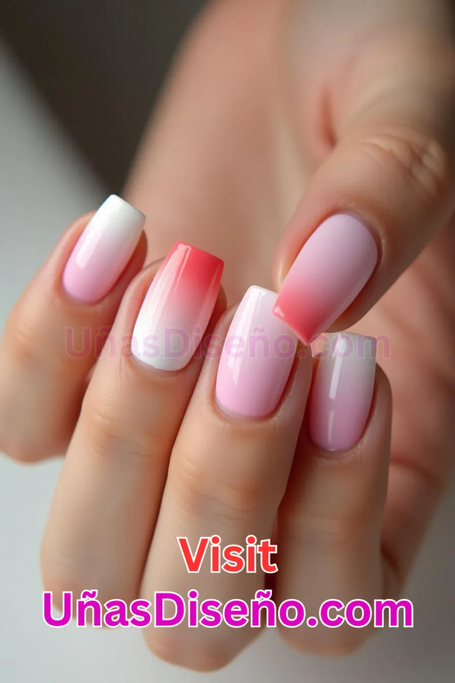 9 Diseño de uñas Ombre rosa Los 25 Mejores Diseños de Uñas Para Principiantes 7.jpeg