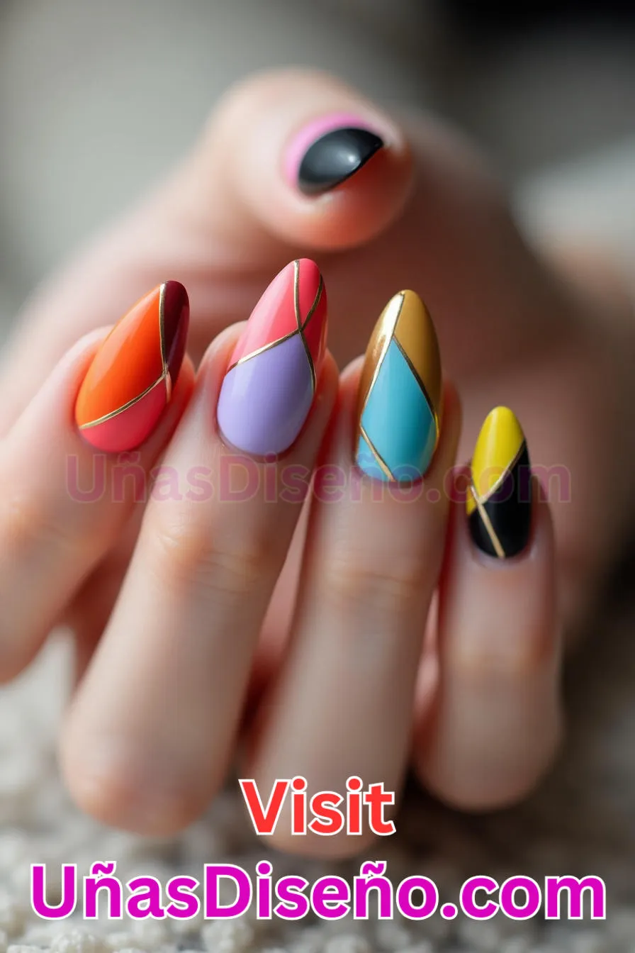 9. Almendra con intrincado diseño de encaje - 20 Uñas de Almendra Elegance Diseños exclusivos para un look sofisticado (10).jpeg