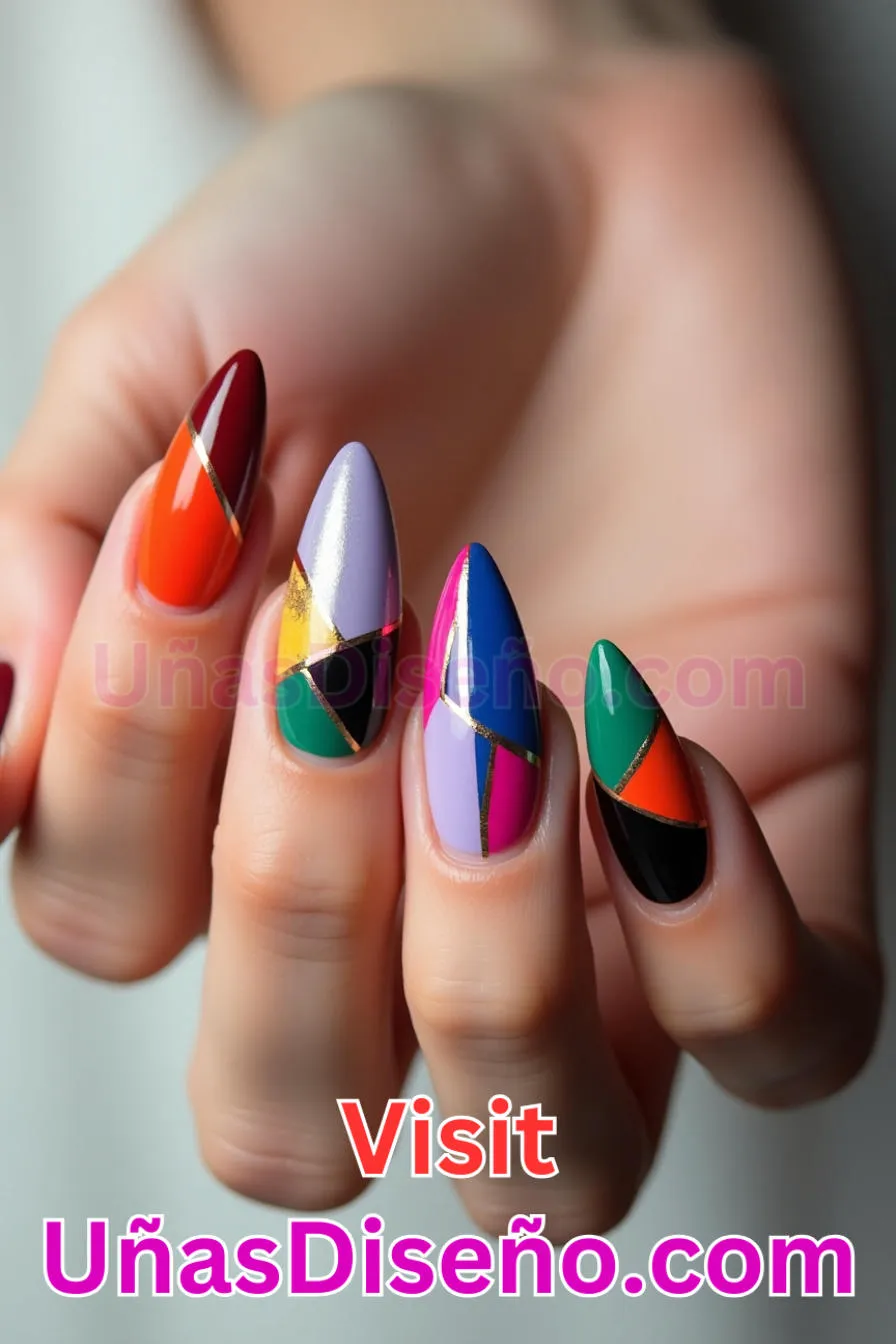 9. Almendra con intrincado diseño de encaje - 20 Uñas de Almendra Elegance Diseños exclusivos para un look sofisticado (9).jpeg