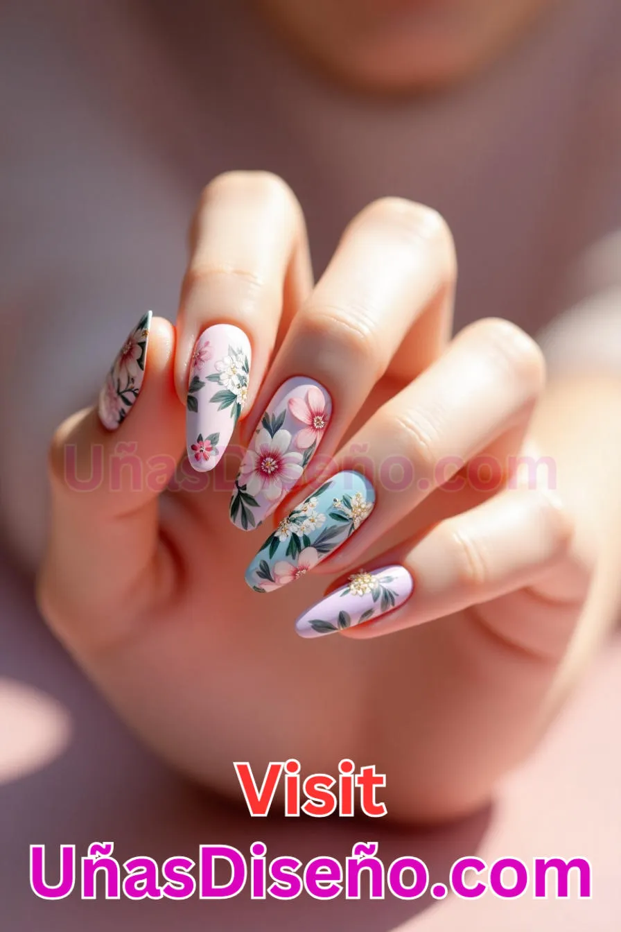 9. Capricho Floral Delight - Tendencias 30 Estilos de Uñas Almendra que Marcan la Diferencia (1).jpeg