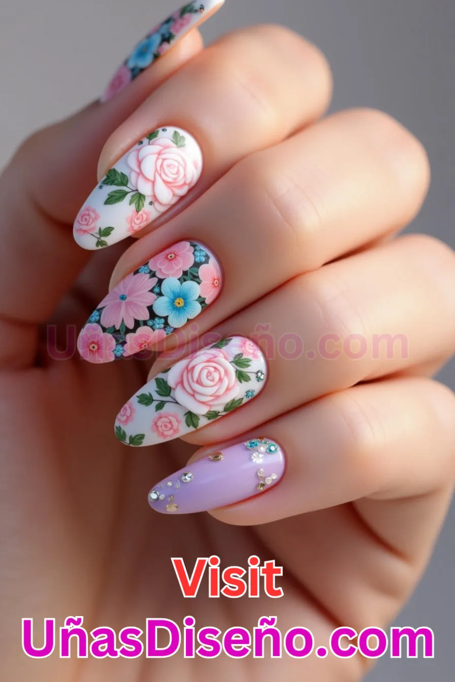 9. Capricho Floral Delight - Tendencias 30 Estilos de Uñas Almendra que Marcan la Diferencia (2).jpeg