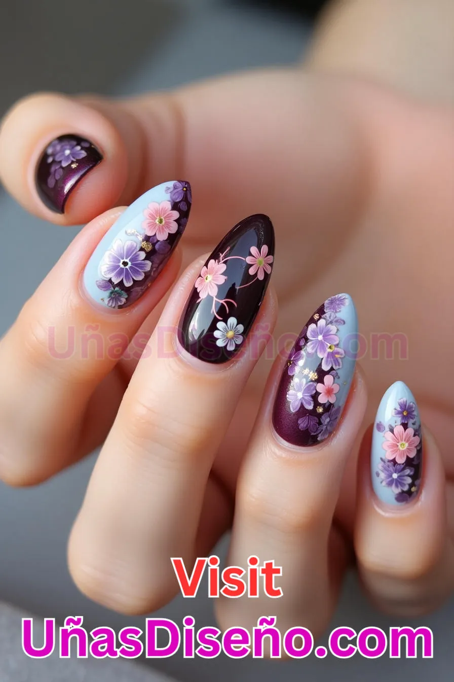 9. Capricho Floral Delight - Tendencias 30 Estilos de Uñas Almendra que Marcan la Diferencia (4).jpeg
