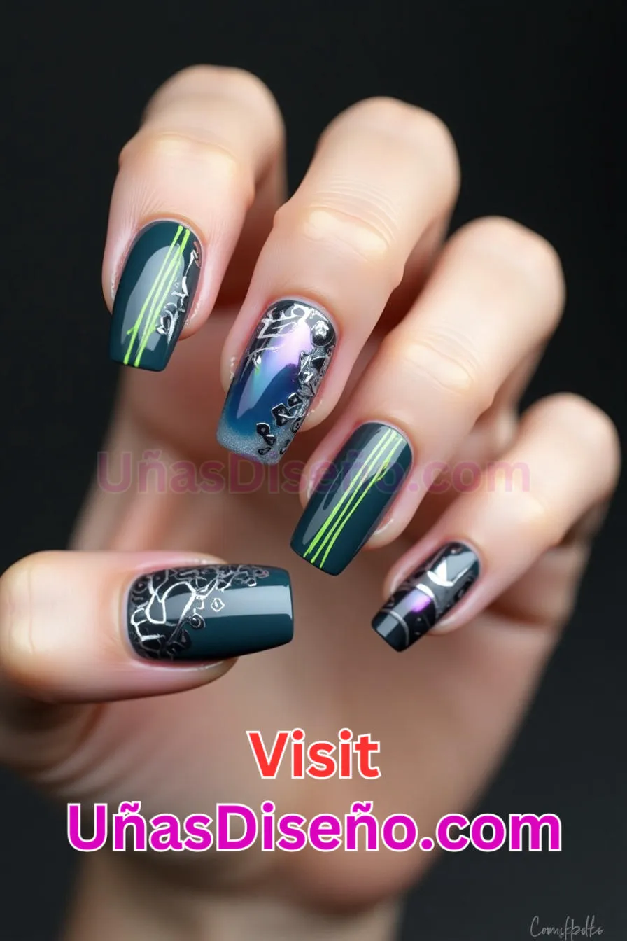 9. Diseño de uñas acrílicas Los mejores diseños de uñas de acrílico Ideas modernas y únicas para cada ocasión 2.jpeg