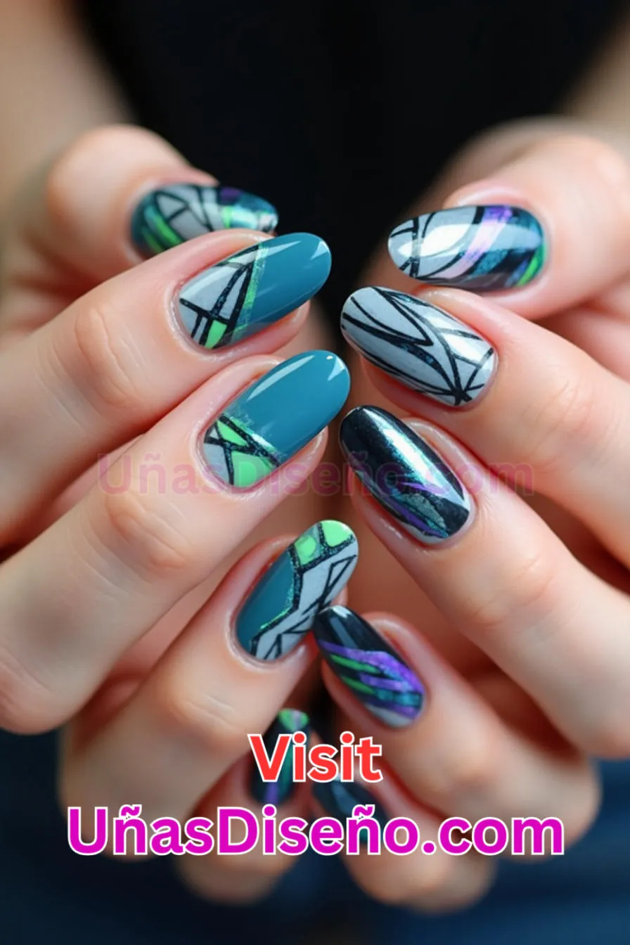 9. Diseño de uñas acrílicas Los mejores diseños de uñas de acrílico Ideas modernas y únicas para cada ocasión 6.jpeg