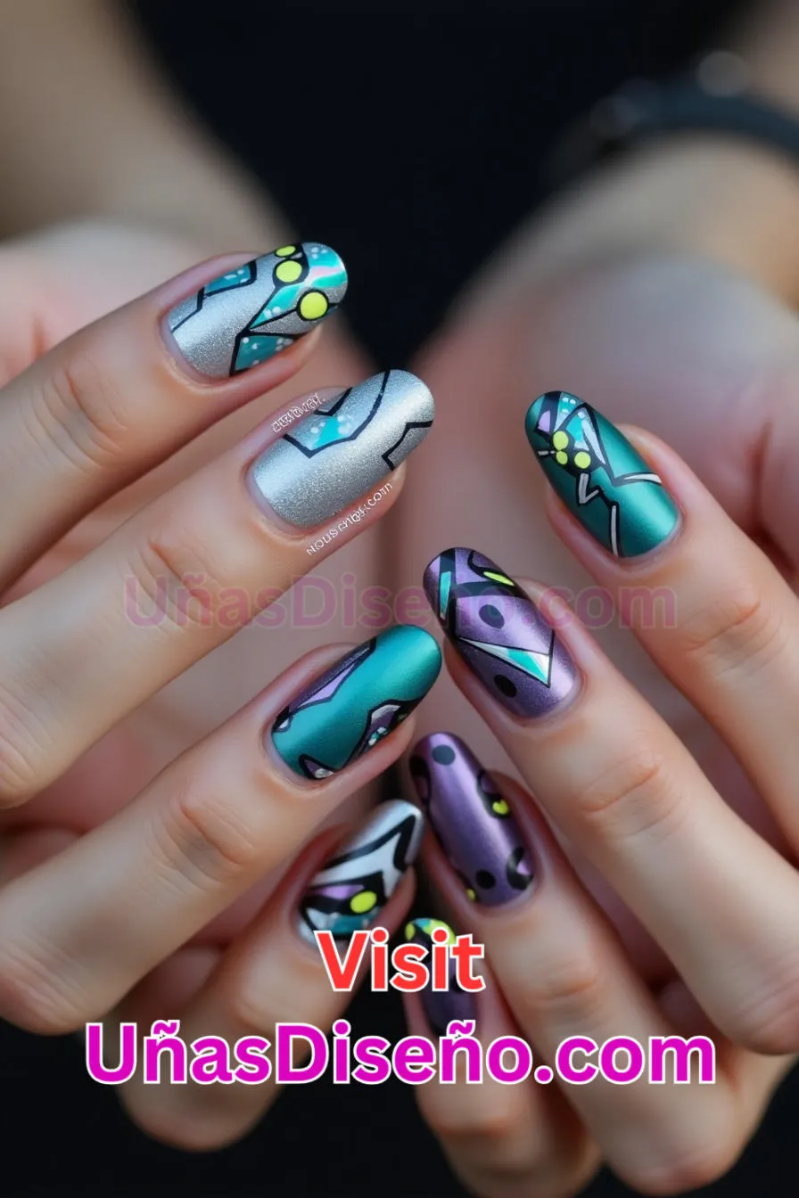 9. Diseño de uñas acrílicas Los mejores diseños de uñas de acrílico Ideas modernas y únicas para cada ocasión 8.jpeg