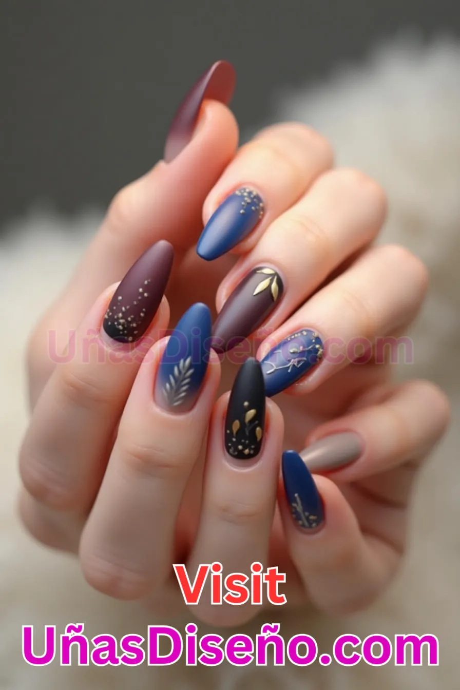 9. Elegancia mate - Brilla como nunca 25 diseños de esmaltes de gel, gelish y gel para uñas que tienes que probar (1).jpeg