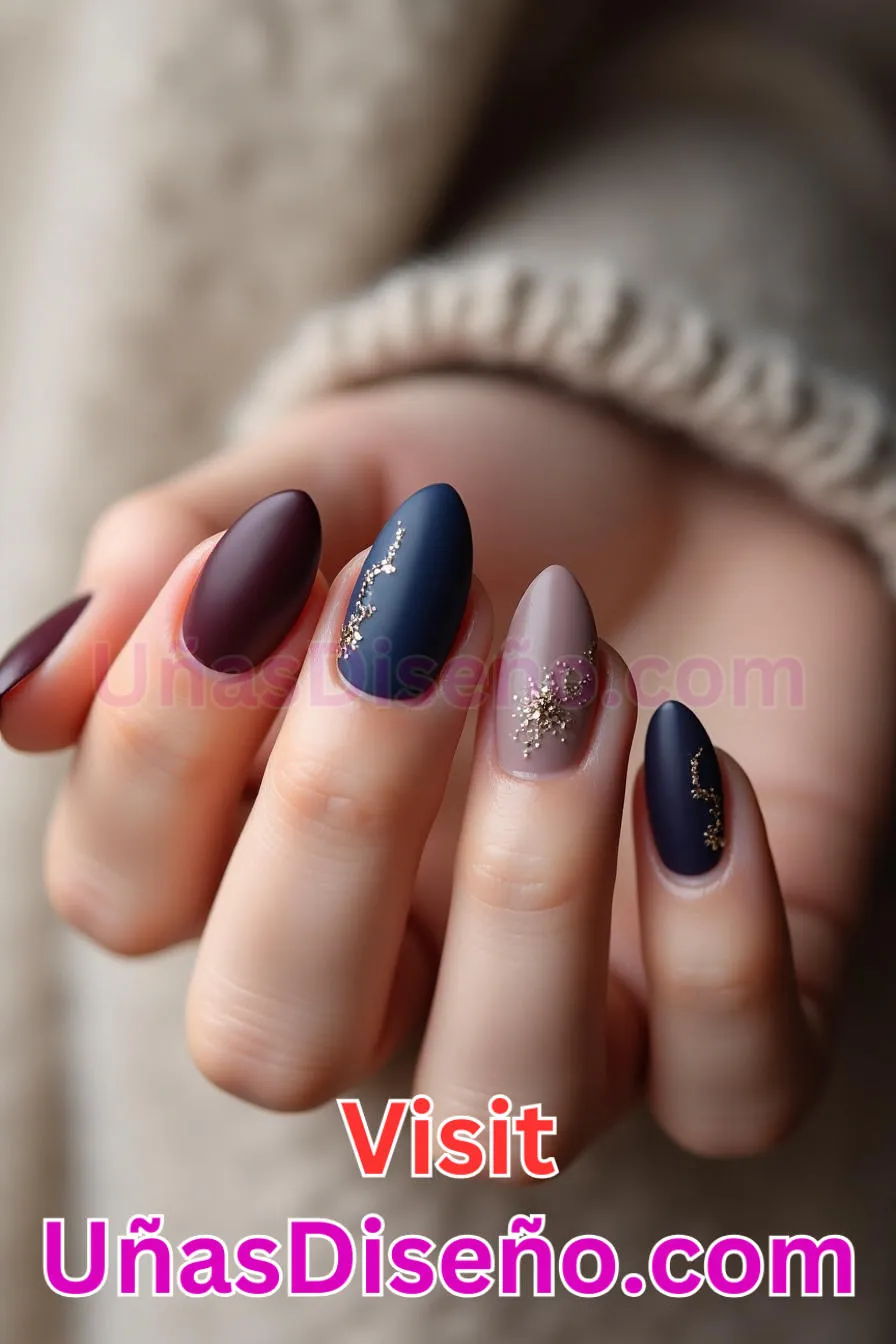 9. Elegancia mate - Brilla como nunca 25 diseños de esmaltes de gel, gelish y gel para uñas que tienes que probar (5).jpeg