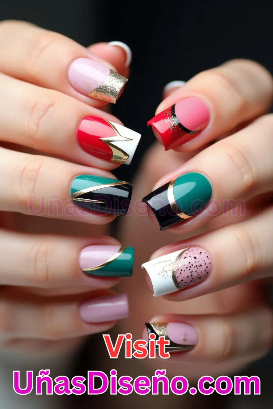 9. Invertido - Los 20 mejores diseños de uñas con purpurina para lucir un look deslumbrante (5).jpeg