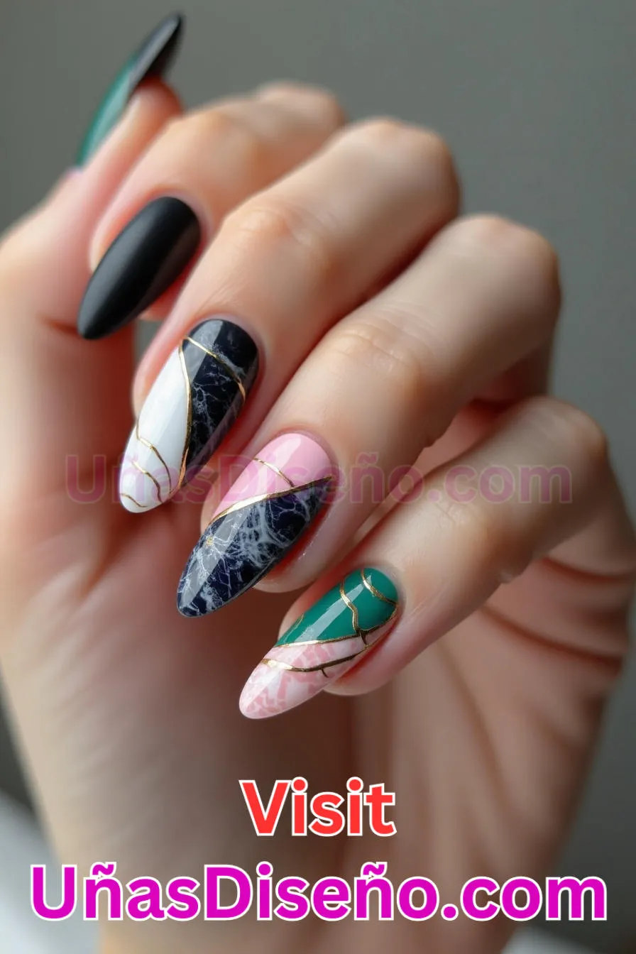 9. Mármol Mágico Almendra - Reinventa tu Manicura 25 Diseños de Uñas Almendra Impresionantes para (2).jpeg