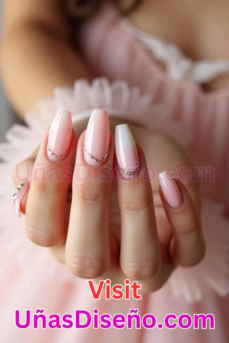 9. Uñas con brillo de labios (10)