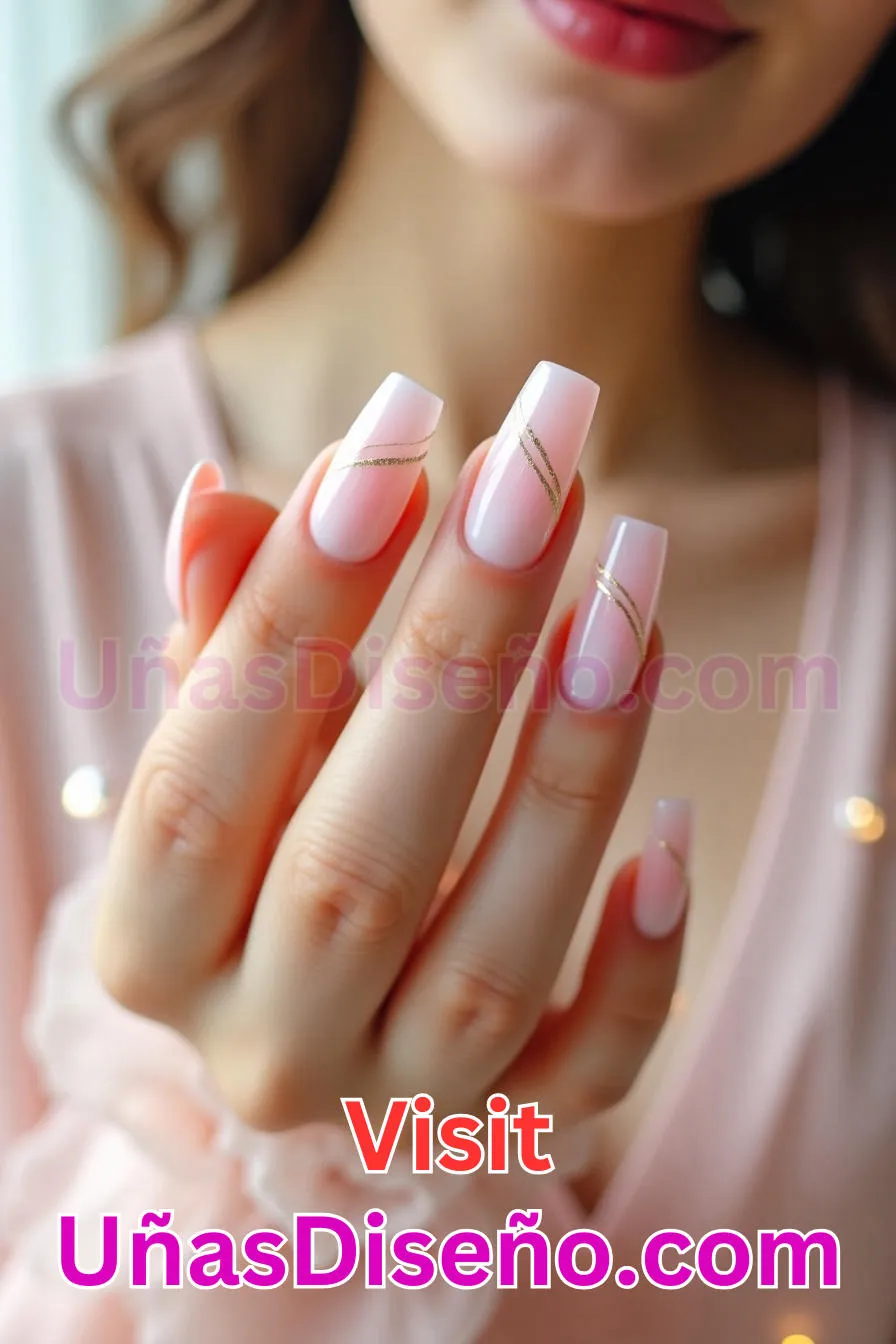 9. Uñas con brillo de labios (3)