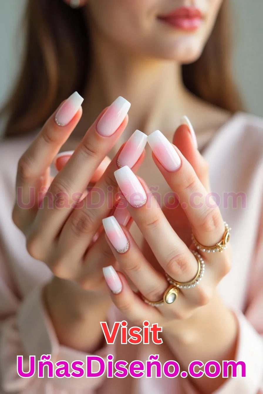 9. Uñas con brillo de labios (4)