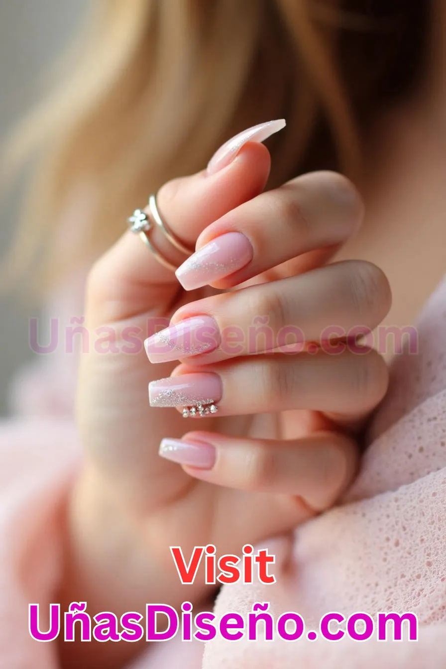9. Uñas con brillo de labios (8)