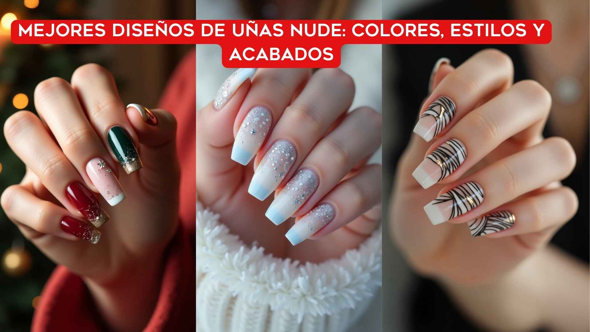 Mejores Diseños de Uñas Nude Colores, Estilos y Acabados