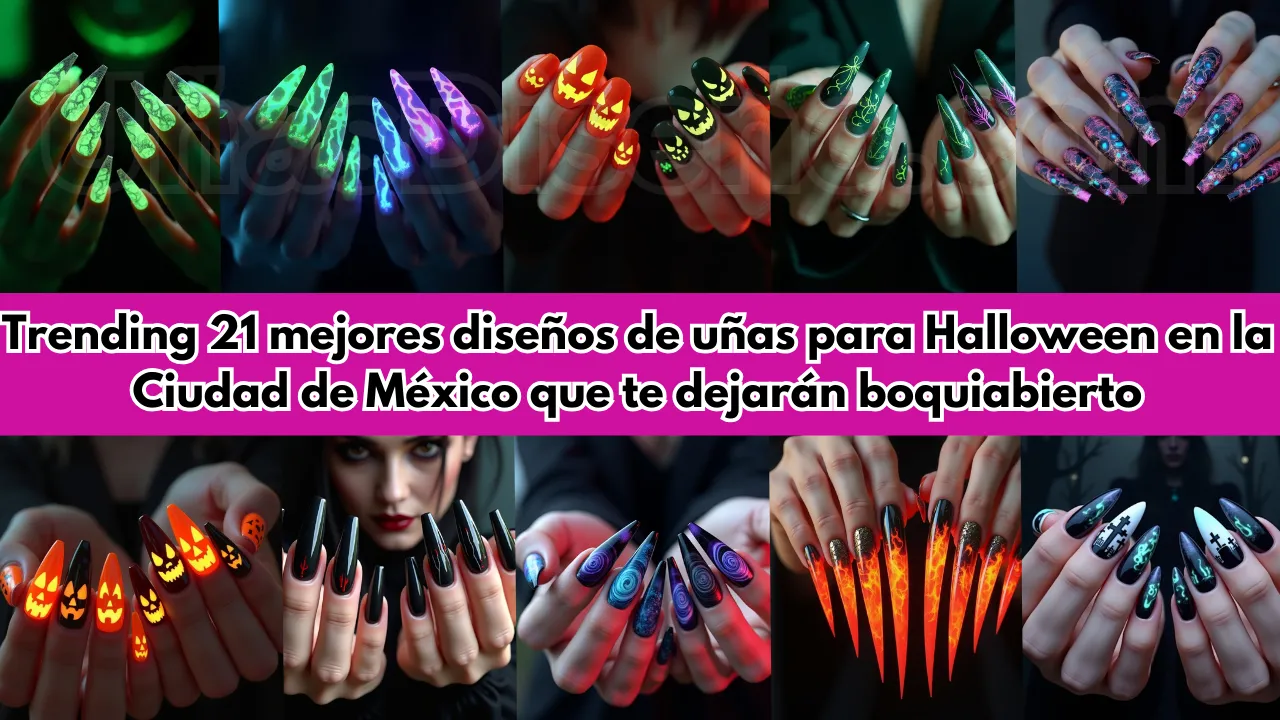 Trending 21 mejores diseños de uñas para Halloween en la Ciudad de México que te dejarán boquiabierto